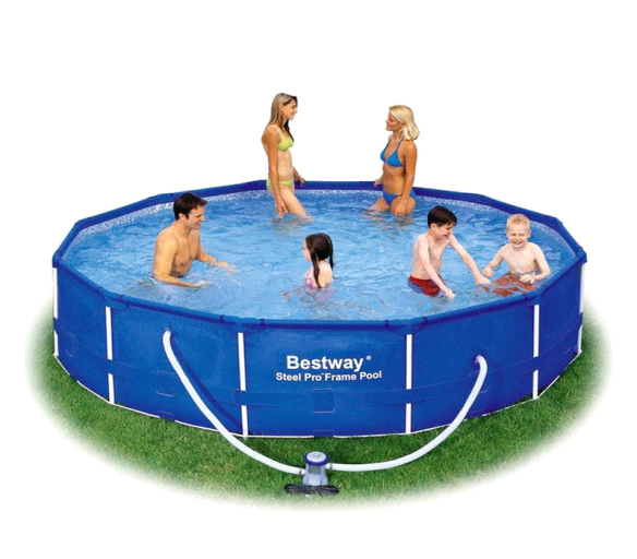 Bestway Steel Pro Frame 4,57 x 0,91 m 56066 + Kartušová filtrace