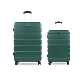 Aga Travel Sada cestovních kufrů S+M CZ215 Zelená
