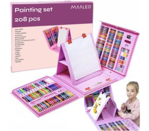 Malířská sada 208 ks v kufříku 2DZ258 - 2. JAKOST