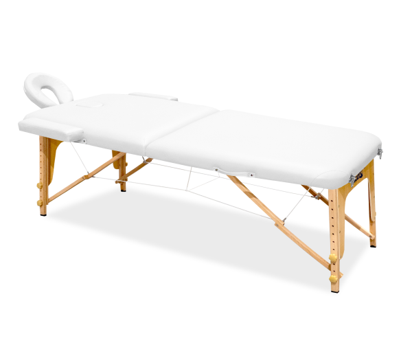 Aga Dřevěné masážní lehátko MR6150 Bílé