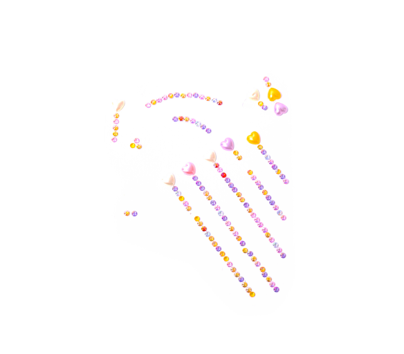 Aga4Kids Samolepící kamínky DS8113AV