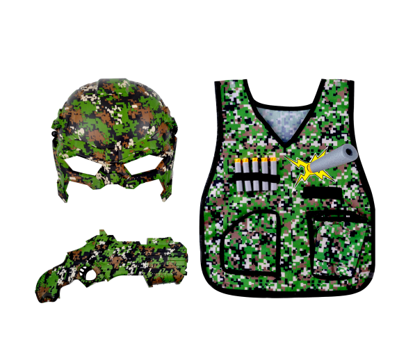 Aga4Kids Pistole na pěnové náboje MR1433 s příslušenstvím