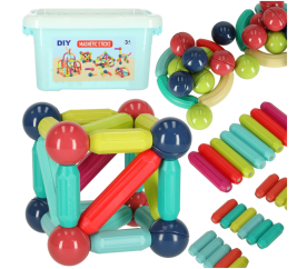 Aga Magnetické kostky pro malé děti 50 prvků 2DZ003