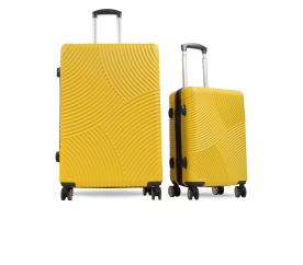 Aga Travel Sada cestovních kufrů Žlutá, vel. L + S, 6CZ016 - II. JAKOST