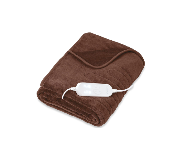Tresko Elektrická vyhřívaná deka 160x120cm Hnědá