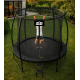 Aga SPORT EXCLUSIVE Trampolína 250 cm Černá + ochranná síť + žebřík - II. JAKOST