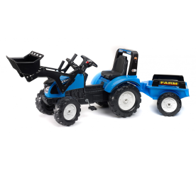 Falk Šlapací traktor LANDINI SERIE 7 3010AM + vlečka