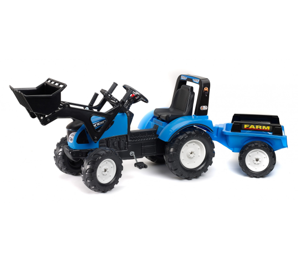 Falk Šlapací traktor LANDINI SERIE 7 3010AM + vlečka
