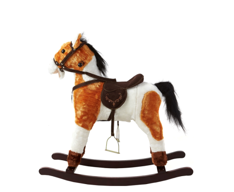 Aga4Kids Houpací koník MR1310 Světle hnědý