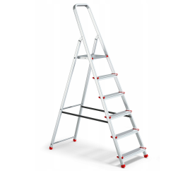 Higher Hliníkové jednostranné schůdky 1x6