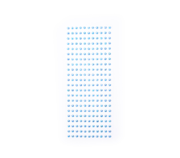 Aga4Kids Samolepící kamínky DS8102MO