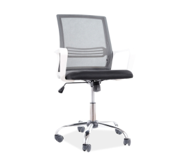 Signal Kancelářská židle Q-844 Černá/Bílá