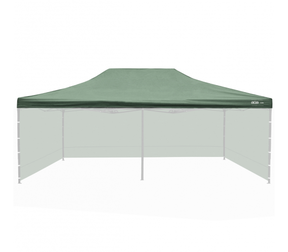 Aga Střecha k prodejnímu stánku 3x6m Zelená