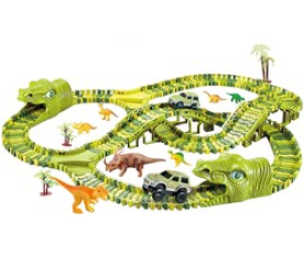 Dinosauří autodráha 240 dílků Kruzzel 17248
