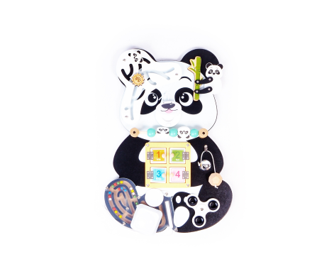 Aga4Kids Montessori dřevěná tabule Panda