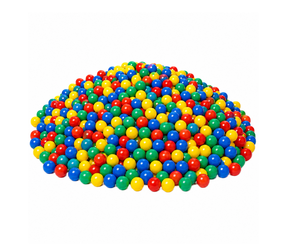 Aga Plastové míčky MIX 5,5 cm 200 ks