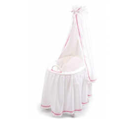 Small Foot Dřevěná postýlka pro panenky s nebesy Romantic