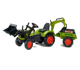 Falk Šlapací traktor CLAAS ARION 430 2070Y s vlečkou