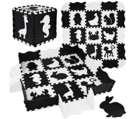 Kontrastní podložka z puzzle - Zvířatka ZA4783