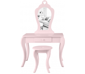 Aga Dětský toaletní stolek Růžový