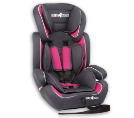 Aga4Kids Autosedačka Grey - Pink