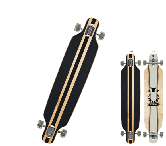 Clamaro Longboard APEX Brown 43