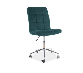 Signal Kancelářská židle Q-020 Velvet Zelená 78