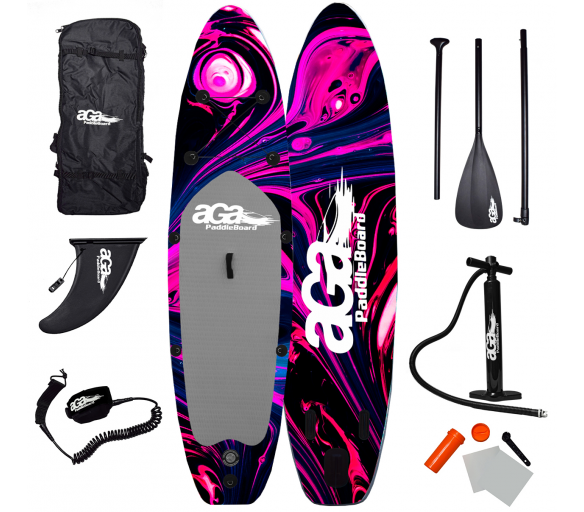 Aga Paddleboard MR5019FH 320x81x15 cm s držákem na prut