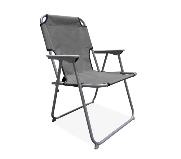 Aga Skládací křeslo OXFORD MR2124 Šedé