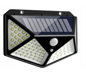 LED solární lampa 70+30 SMD se senzorem