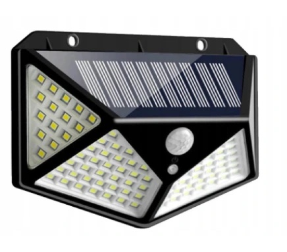 LED solární lampa 70+30 SMD se senzorem