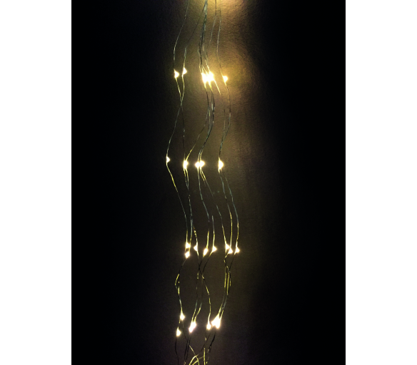Linder Exclusiv Vánoční Větvený řetěz Teplá bílá 64 LED