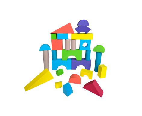 Aga4Kids Pěnové kostky 52ks