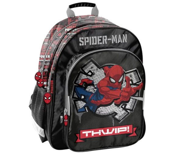 Paso Školní batoh tříkomorový Spider-man