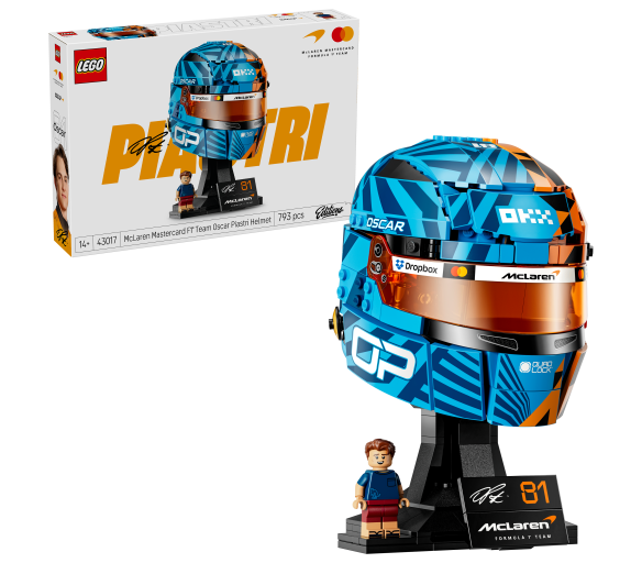 LEGO® Editions 43017 Helma Oscar Piastri z týmu McLaren Mastercard F1®