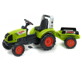 Falk Šlapací traktor CLAAS ARION 430 1040AB s vlečkou
