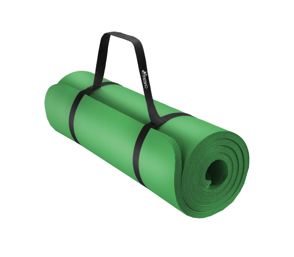 Tresko podložka na cvičení YOGA 190x100x1,5cm Zelená