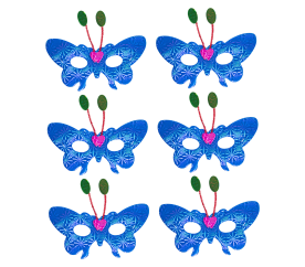 Aga4Kids Dětské škrabošky DS942B 6 ks