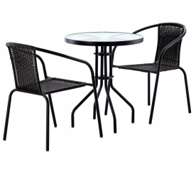 Aga Zahradní sestava BISTRO Černá