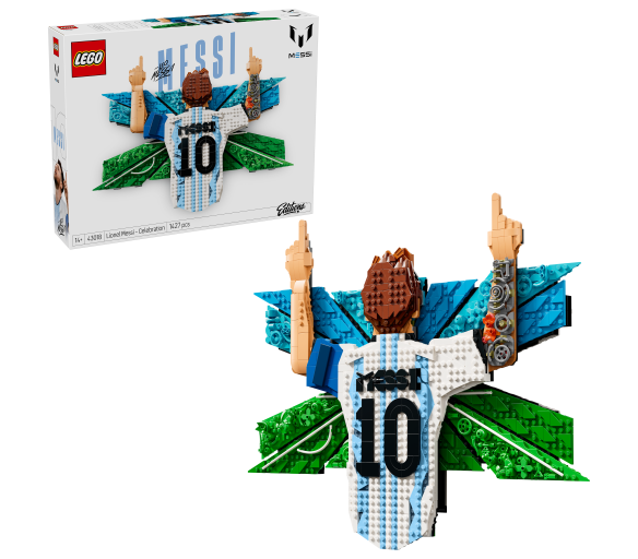 LEGO® Editions 43018 Lionel Messi – Okamžik vítězství