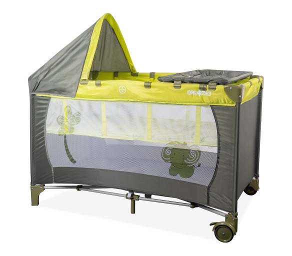 Aga4Kids Cestovní postýlka MR6672 Zelená