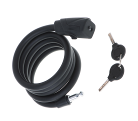 bezpečnostní zámek na kolo s dlouhou šroubovicí 150cm