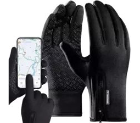 Rukavice pro dotykové displeje, vel. XL černé Trizand 19903