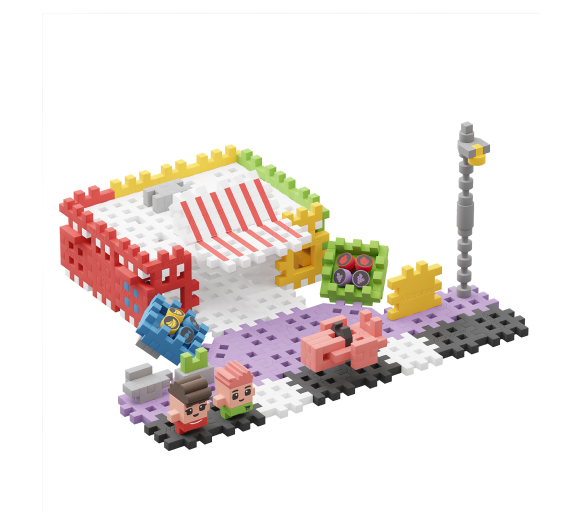 Marioinex MINI WAFFLE Obchod 148 ks