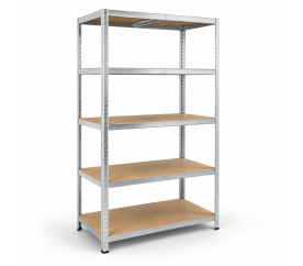 Linder Exclusiv Kovový regál 180x100x60 cm 5 polic