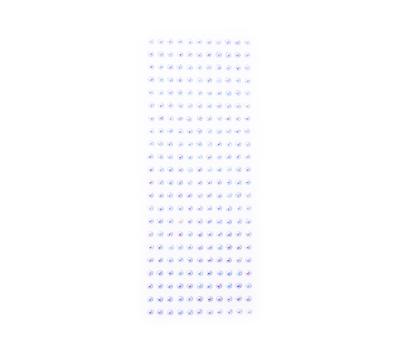 Aga4Kids Samolepící kamínky DS8102BO