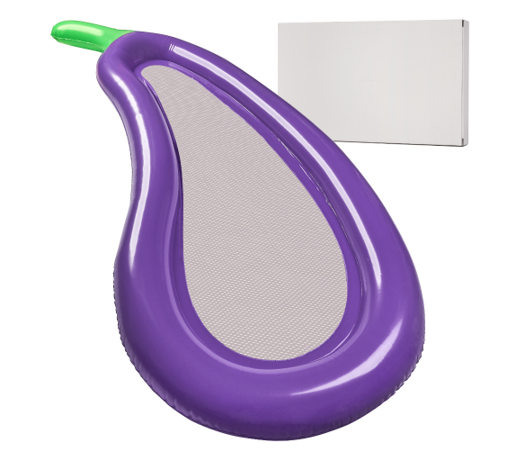 Nafukovací síťová matrace aubergine 240cm