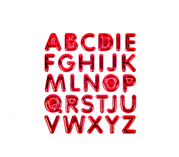 Aga4Kids Samolepící písmena DS8109CP