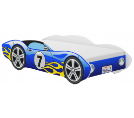Wooden Toys Dětská postel Corvette 140x70 cm Blue