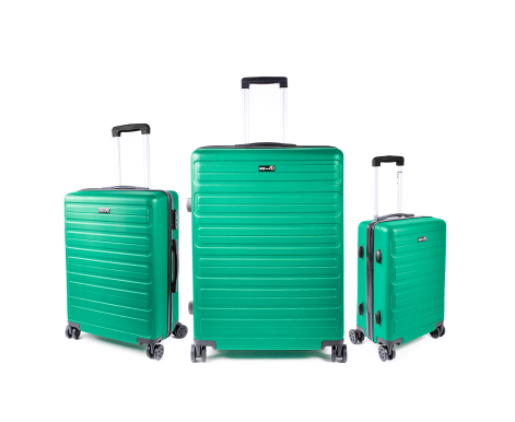 Aga Travel Sada cestovních kufrů MR4657 Tmavě zelená